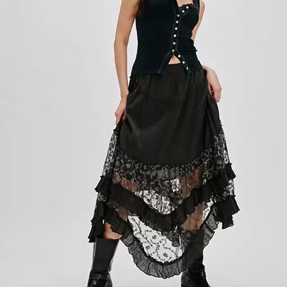 Free People Ashlyn Maxi Skirt XS
